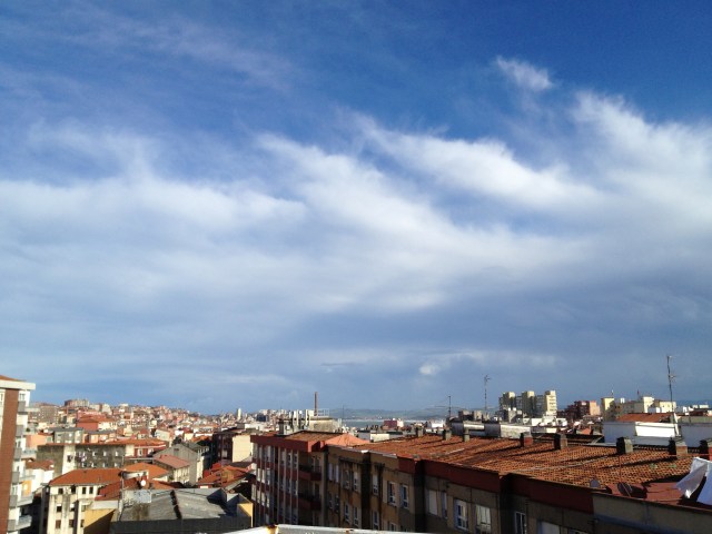 sky sun buildings 1960s