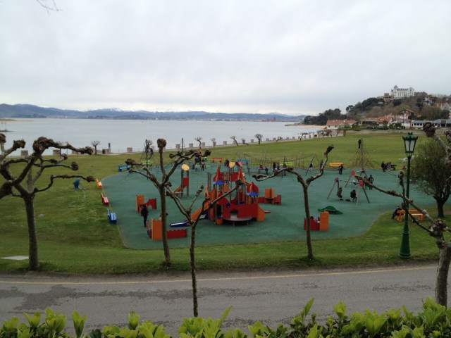 playground on the beach Santander
