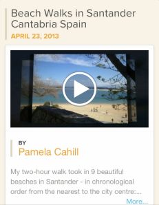 My Animoto 30-second video of Beach Walks in Santander