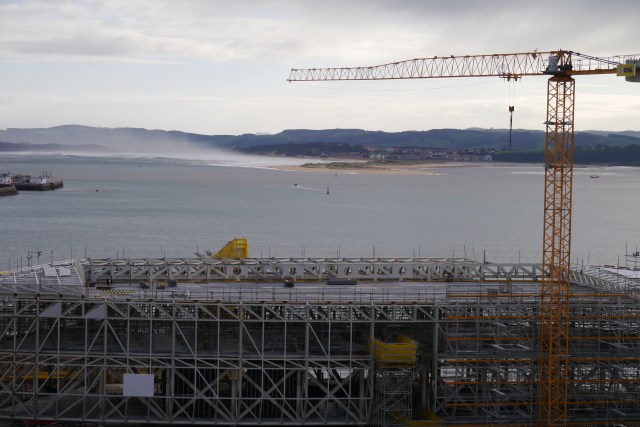 Botin Centre 2014 Santander ceramic tile high waves