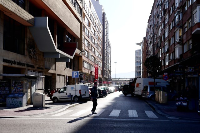 high-rise empty vacant tobacco building Santander